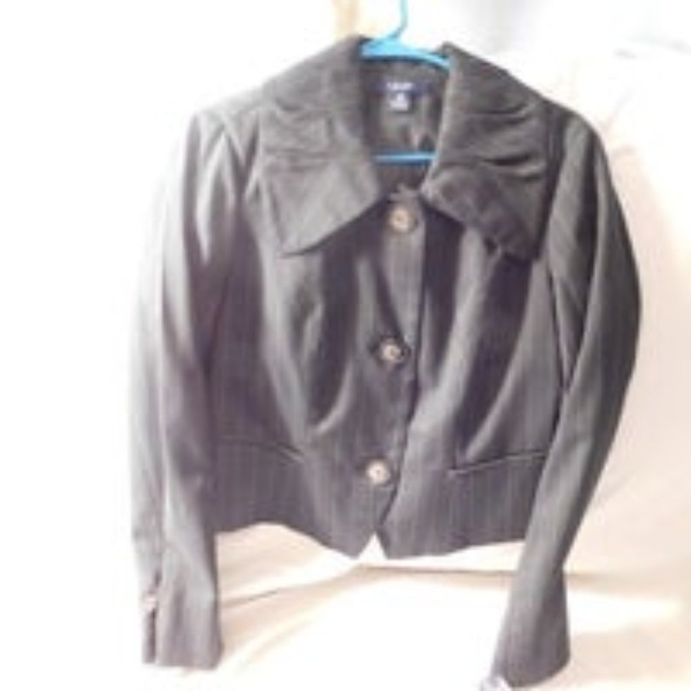 CHAPS Blazer Black Pinstripe Brand New